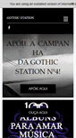 Mobile Screenshot of gothicstation.com.br