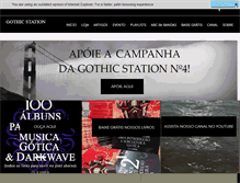 Tablet Screenshot of gothicstation.com.br